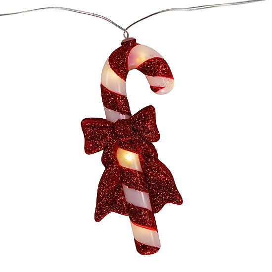 Kurt Adler 30-Light 5 Piece Battery-Operated Candy Canes Light Set