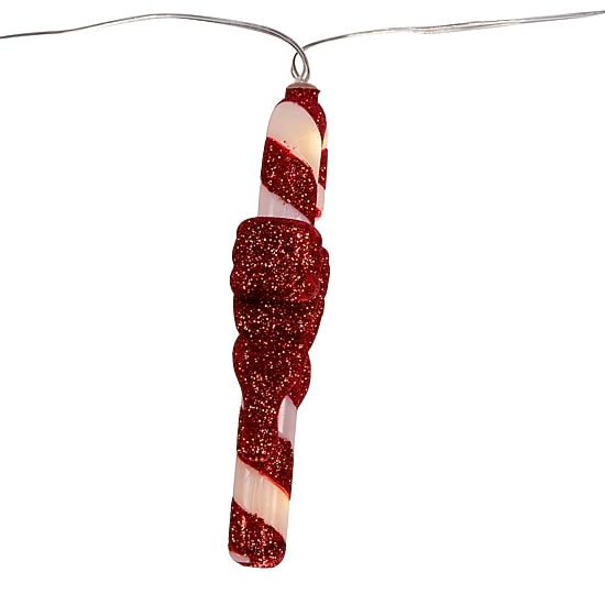 Kurt Adler 30-Light 5 Piece Battery-Operated Candy Canes Light Set