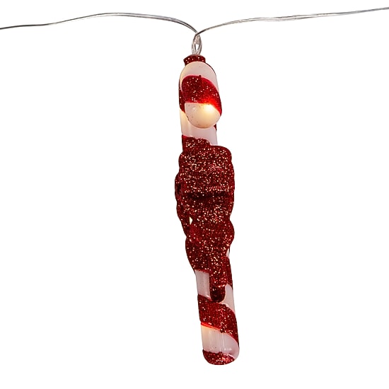 Kurt Adler 30-Light 5 Piece Battery-Operated Candy Canes Light Set