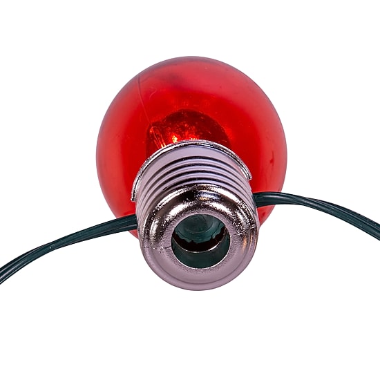 Kurt Adler UL 10-Light Red and White Giant C7 Light Set