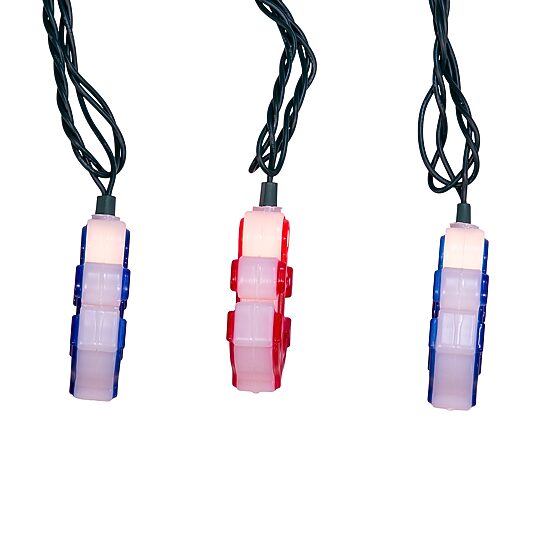 Kurt Adler UL 10-Light Red and Blue Anchor Light Set