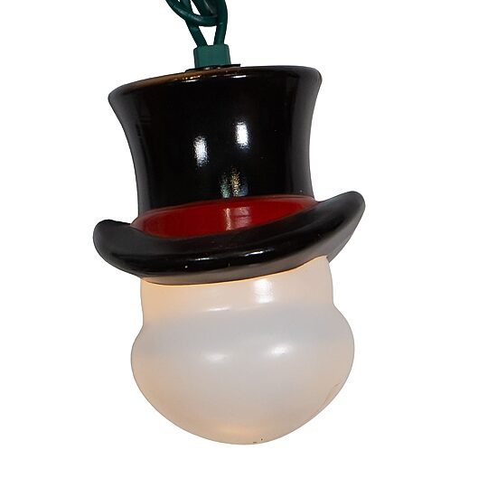 Kurt Adler UL 10-Light Snowman Head Light Set