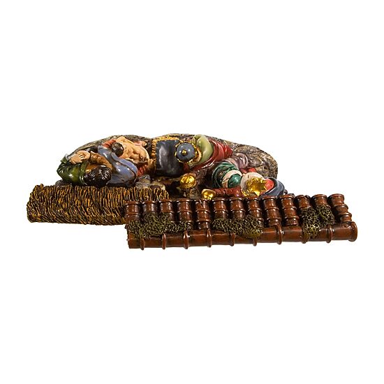 Kurt Adler 10-Inch Resin Nativity Scene Table Piece