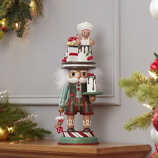 Kurt Adler 15-Inch Hollywood Nutcracker with Gingerbread Baker Hat
