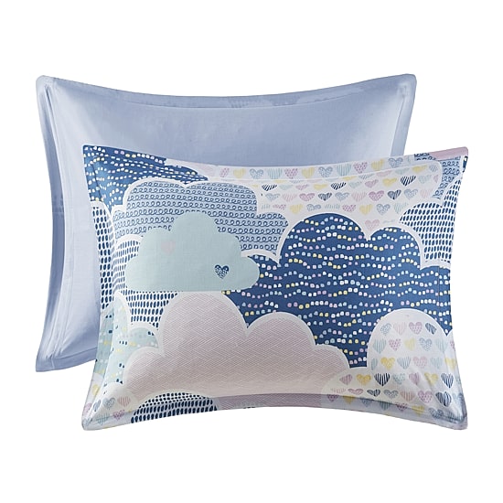 Intelligent Design Bliss 100 % Cotton Comforter Set with Decorative Pillows