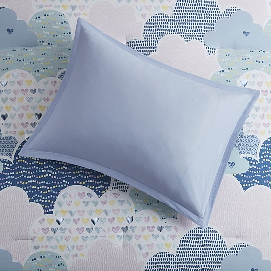 Intelligent Design Bliss 100 % Cotton Comforter Set with Decorative Pillows