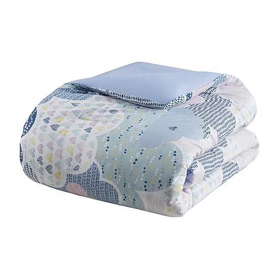 Intelligent Design Bliss 100 % Cotton Comforter Set with Decorative Pillows