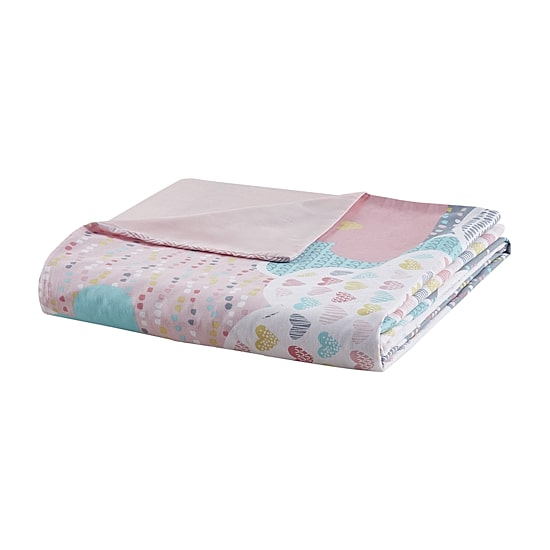 Intelligent Design Bliss 100% Cotton Duvet Cover Set with Decorative Pillows