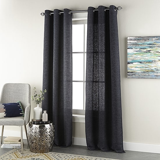 Stratford Park Jessica Grommet Top Blackout Set of 2 Curtain Panel