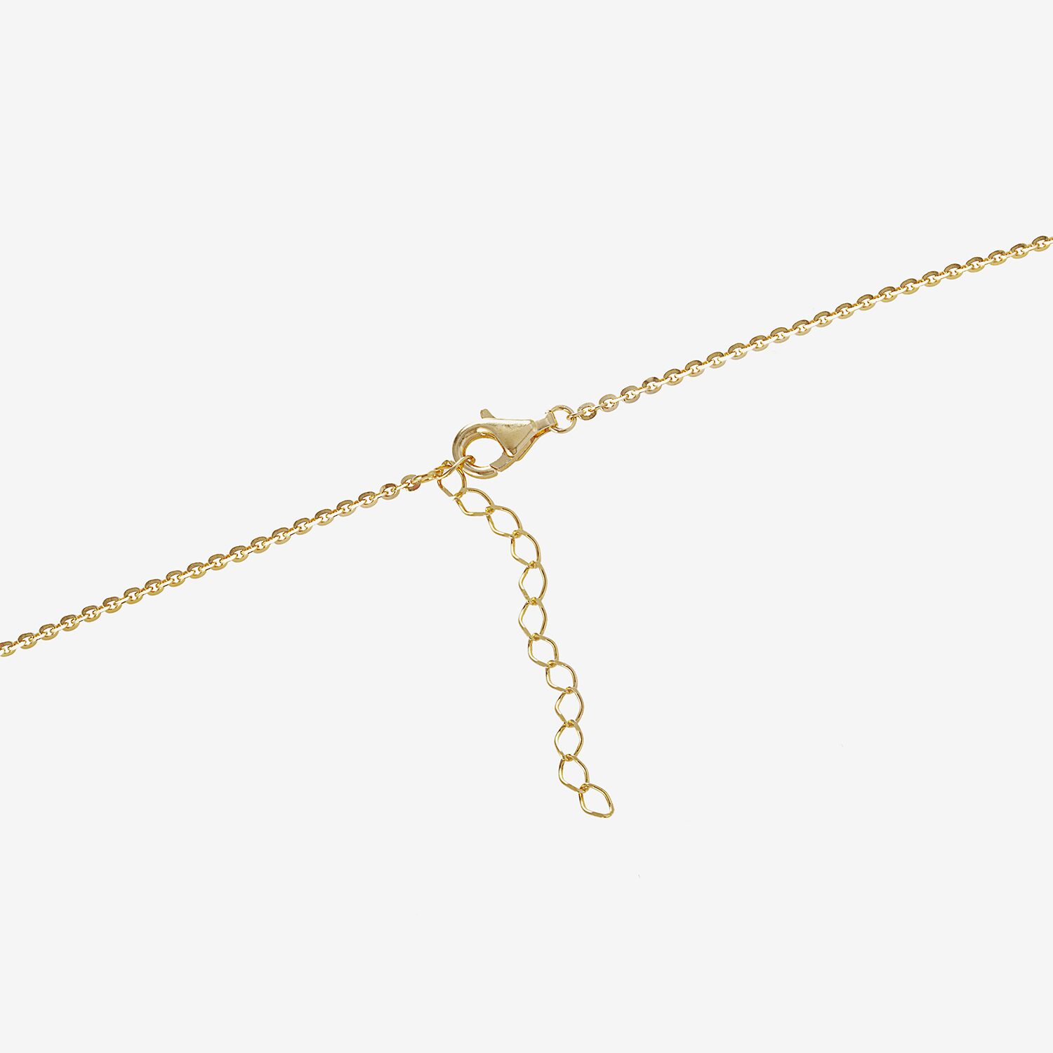 Womens 14K Gold Over Silver Inch Name Necklace