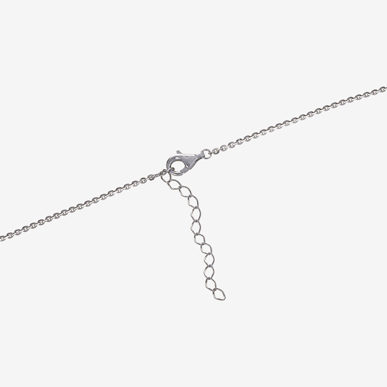 Womens Sterling Silver Inch Name Necklace