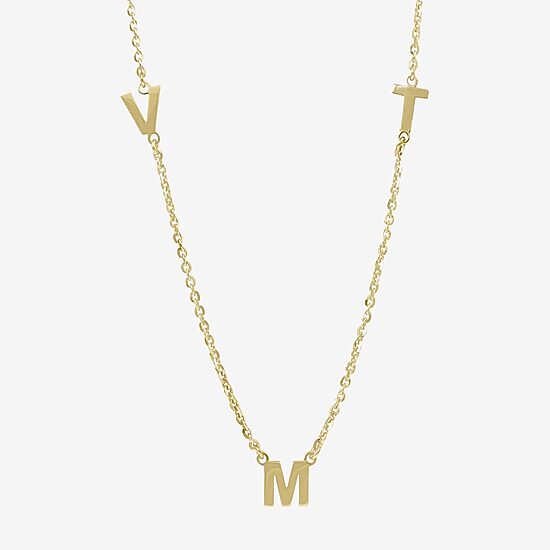 Womens 14K Gold Over Silver 16 Inch Cable Chain Necklace