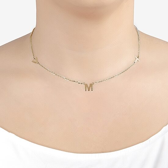 Womens 14K Gold Over Silver 16 Inch Cable Chain Necklace