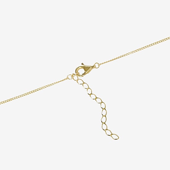 Womens 14K Gold Over Silver 18 Inch Name Necklace