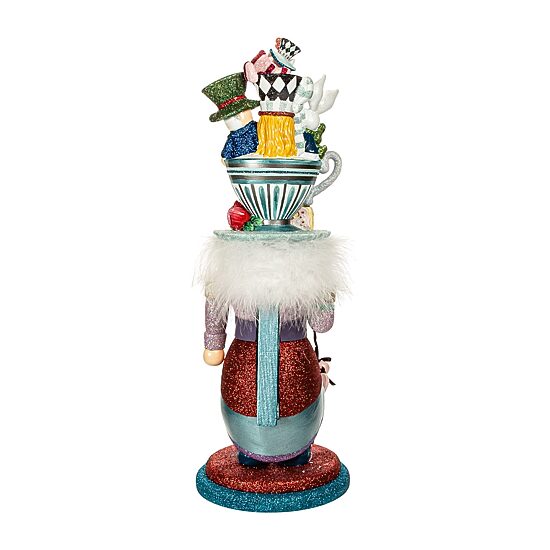 Kurt Adler 18-Inch Hollywood Alice Teacup Hat Nutcracker