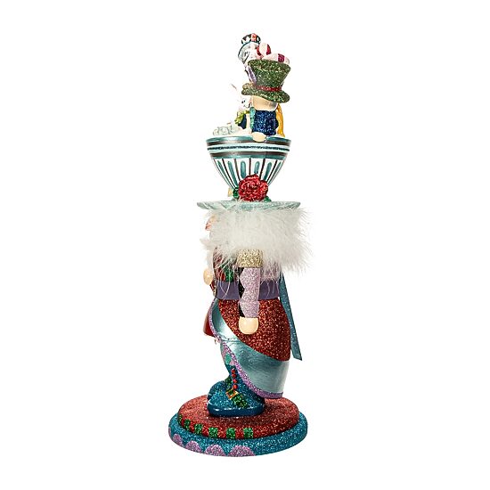 Kurt Adler 18-Inch Hollywood Alice Teacup Hat Nutcracker