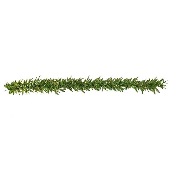 Kurt Adler 9-Foot Pre-Lit Warm White LED Grand Fir Garland