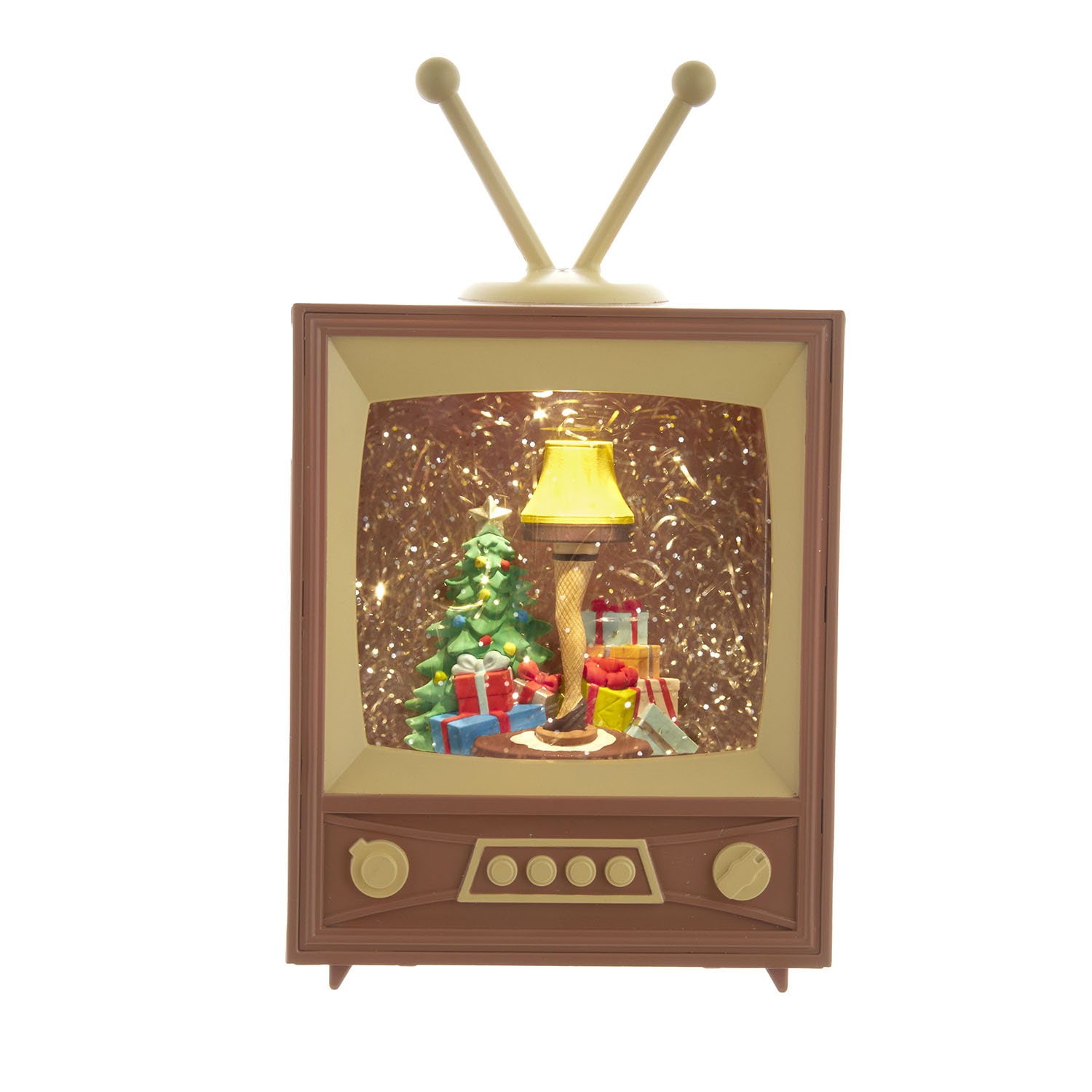 Kurt Adler A Christmas Story Led Tv Lighted Plays Music Christmas Tabletop Decor