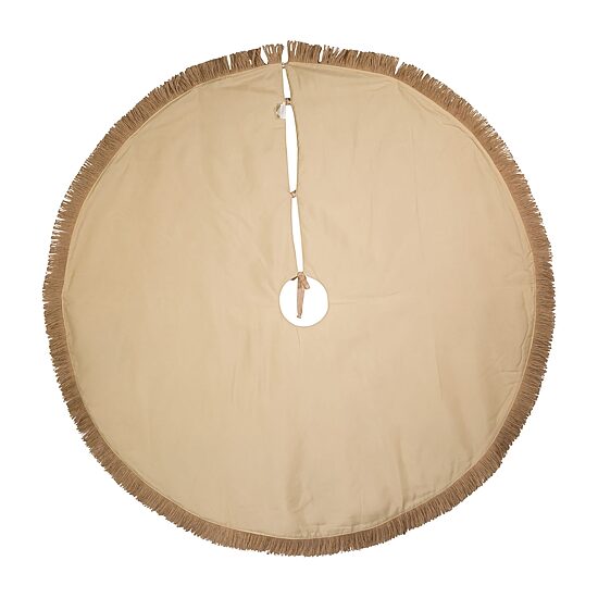 Kurt Adler 54in Jute Macrame Snowflake Indoor Tree Skirt