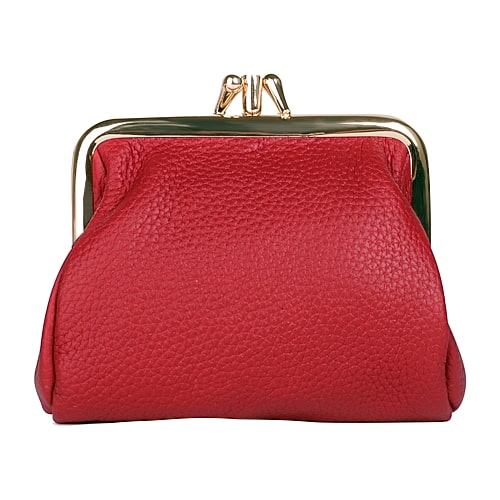 Dopp Triple Frame Womens Rfid Blocking Wallet In Red