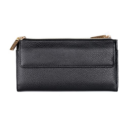 Dopp Cosmopolitan Womens Rfid Blocking Bifold Wallet In Black