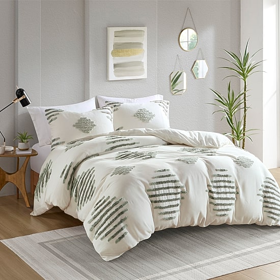 INK+IVY Tahli Cotton Blend 3-pc. Duvet Cover Set