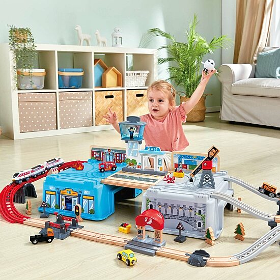 Hape Super Cityscape Transport Interactive Toy