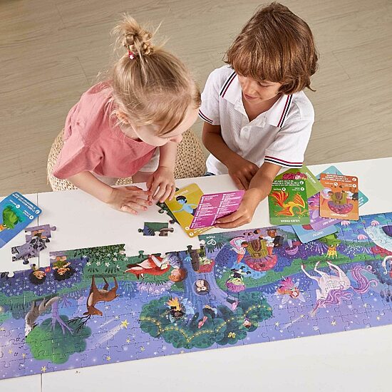 Hape Glow-In-The-Dark Magic Forest 2-pc. Puzzle