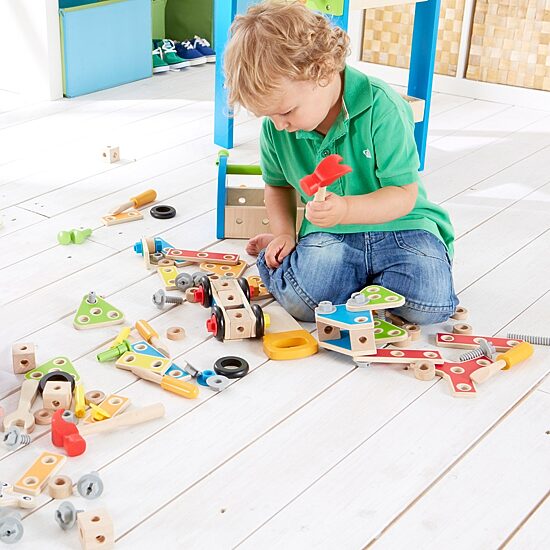 Hape Fix It Kids Tool Box Play Set Toy Tool