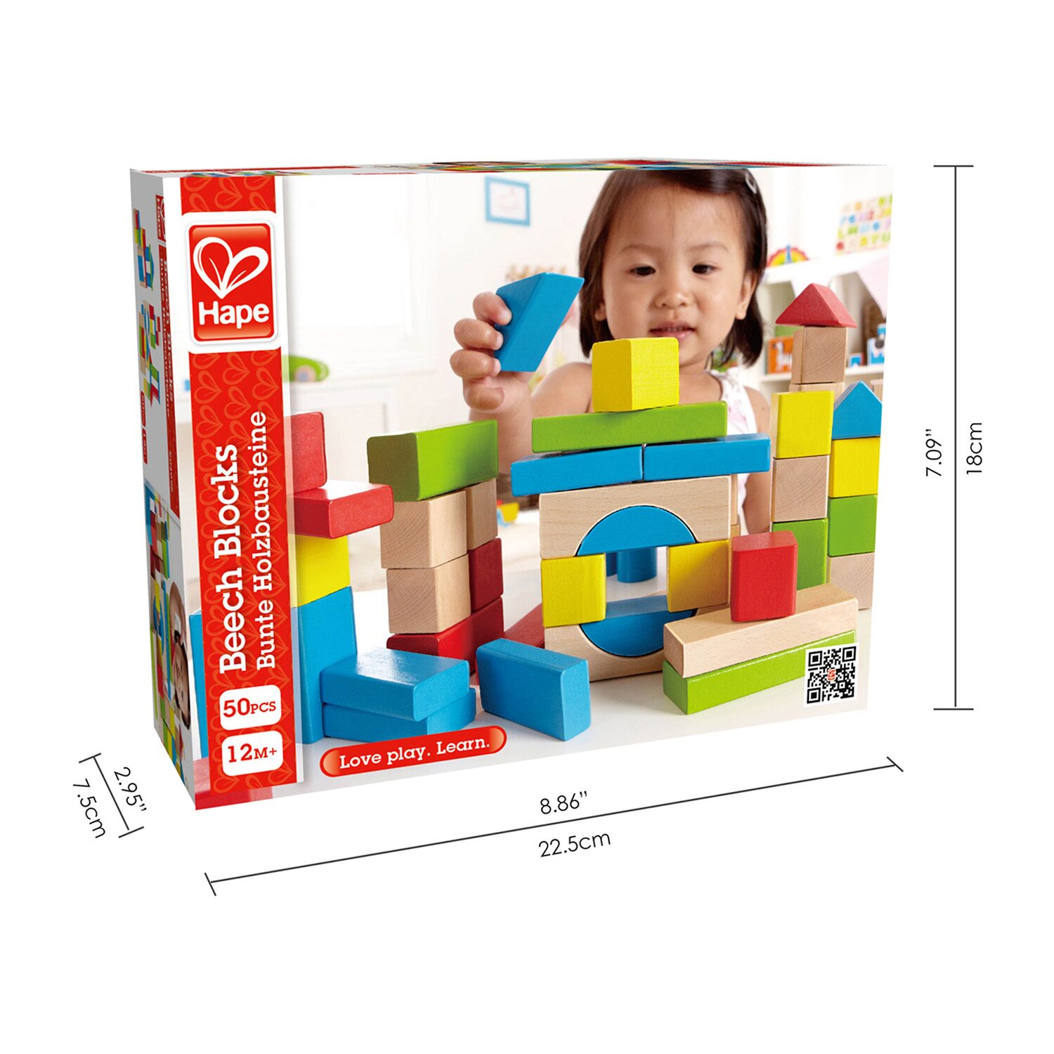 Hape Maple Wood Building Blocks Building Blocks