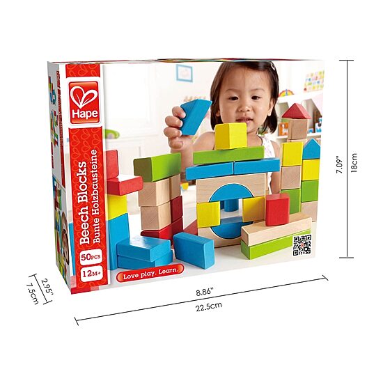 Hape Maple Wood Building Blocks Building Blocks