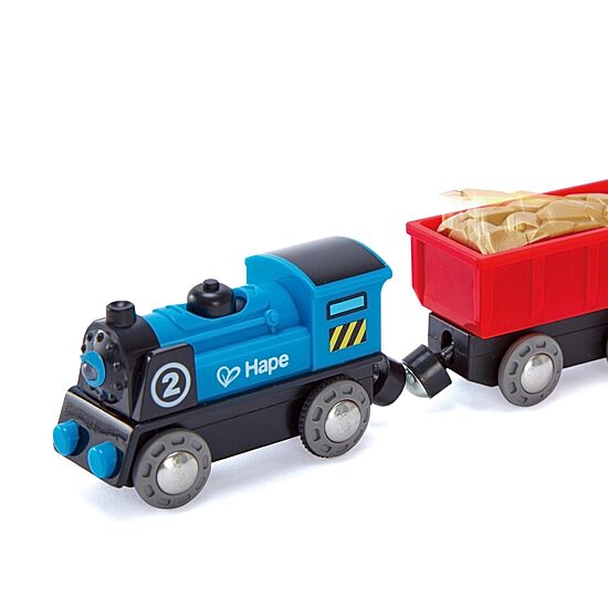 Hape Battery Powered Rolling-Stock Set Interactive Toy