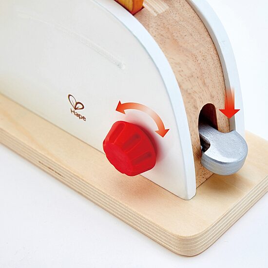 Hape Pop-Up Toaster Set - 7 Piece Play Kitchen