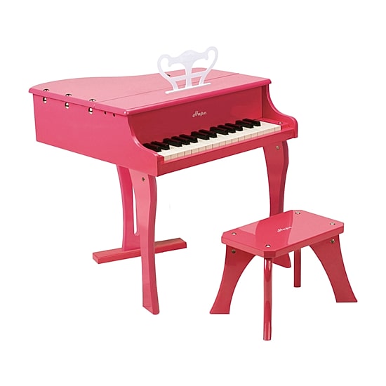 Hape Happy Grand Piano - Pink Musical Instrument