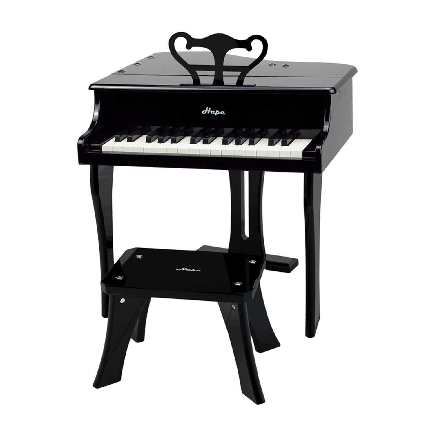 Hape Happy Grand Piano - Black Musical Instrument
