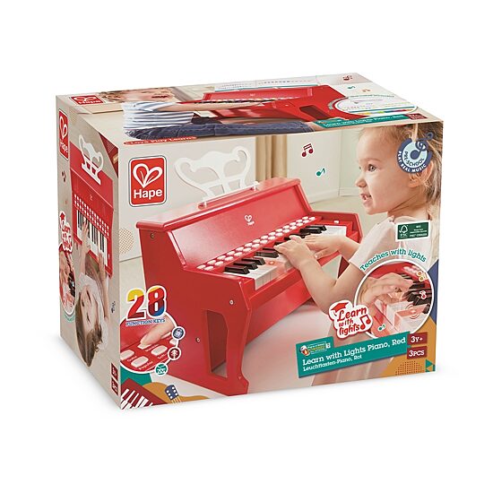 Hape Electronic Piano - Red Musical Instrument