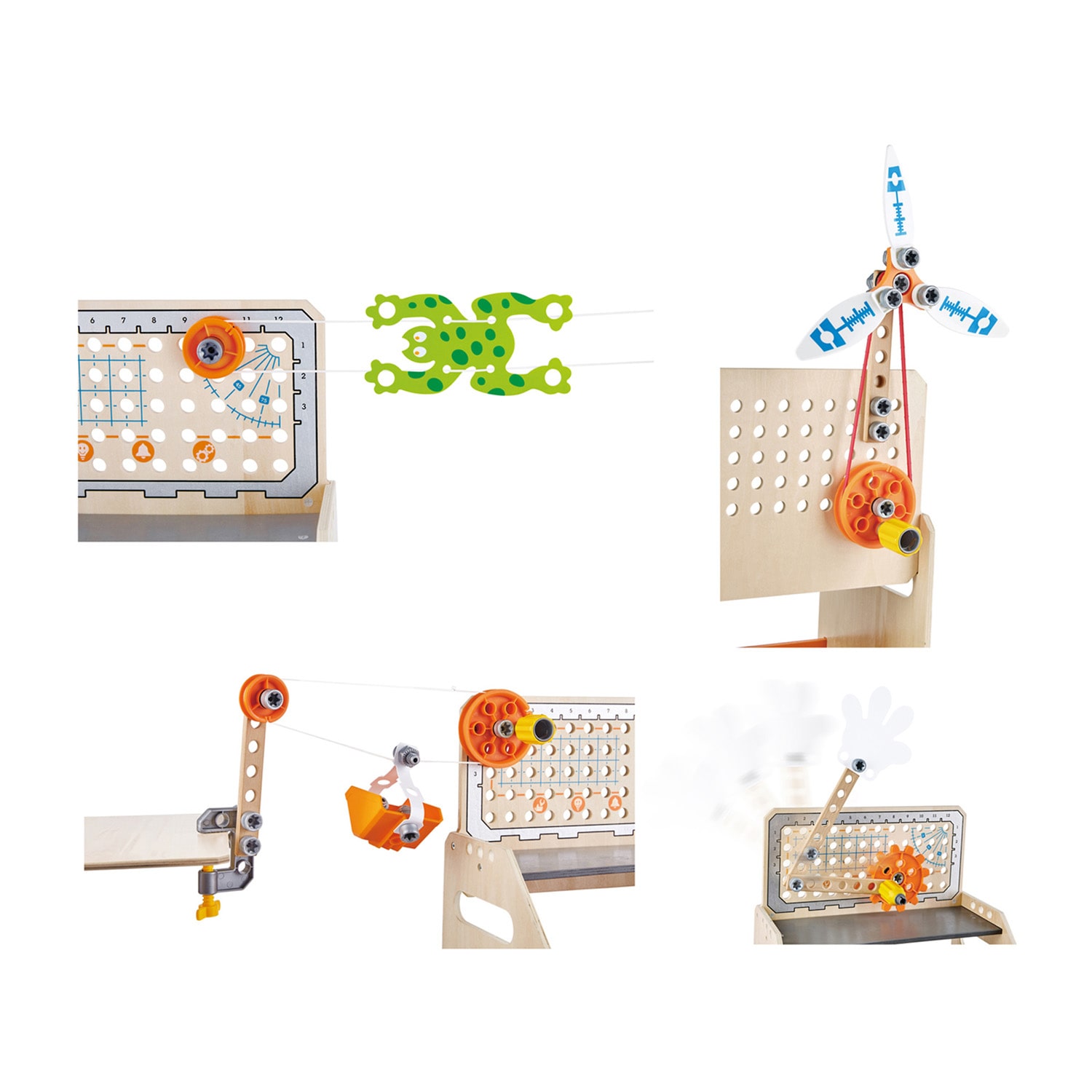 Hape Discovery Scientific Workbench Building Set 58-pc.