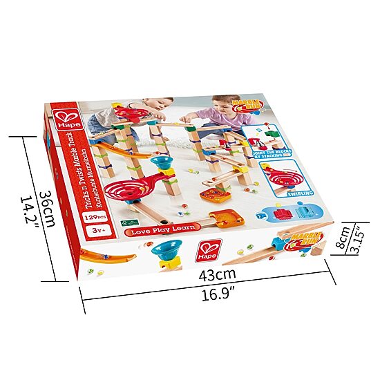 Hape Marble Run: Tricks N Twists Interactive Toy