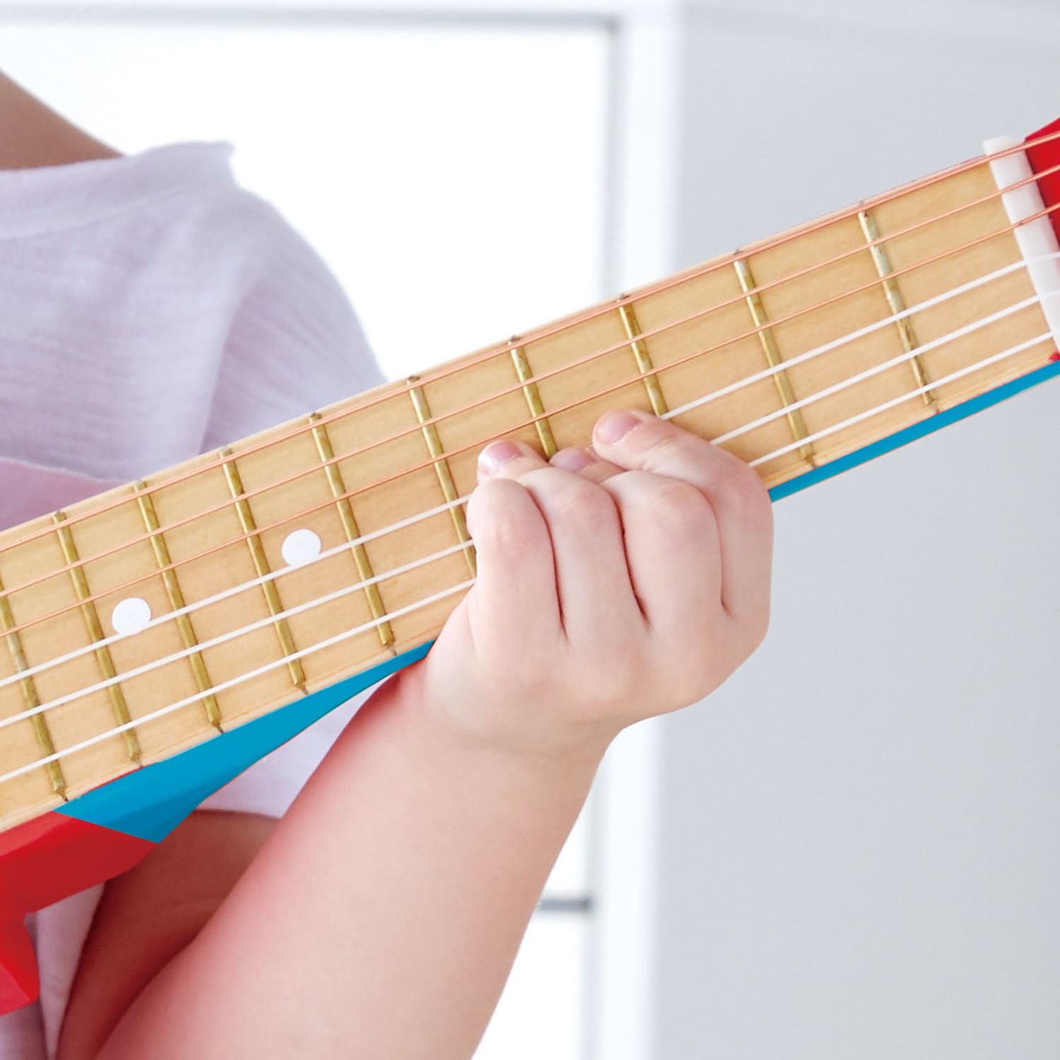 Hape First Musical Guitar: Blue Lagoon Musical Instrument