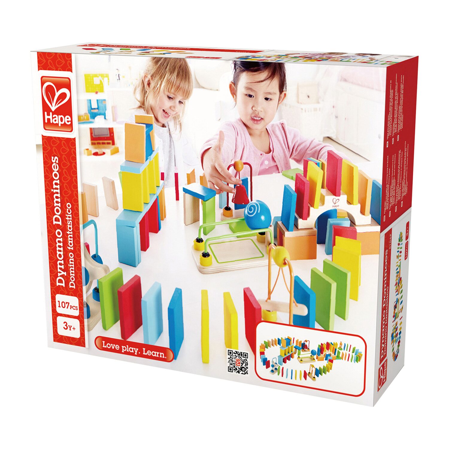 Hape Wooden Domino Ball Set: Dynamo Dominoes