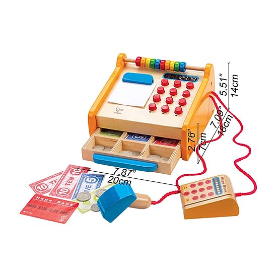 Hape Checkout Register Play Set Interactive Toy