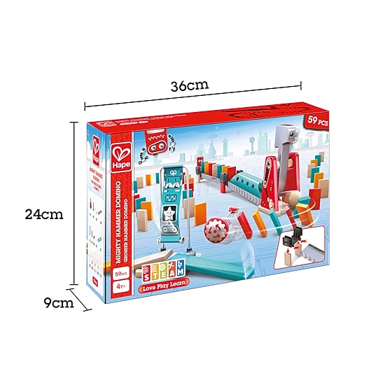 Hape Domino Ball Set: Mighty Hammer Dominoes