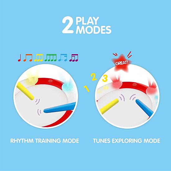 Hape Electronic Drum Instrument Toy Musical Instrument