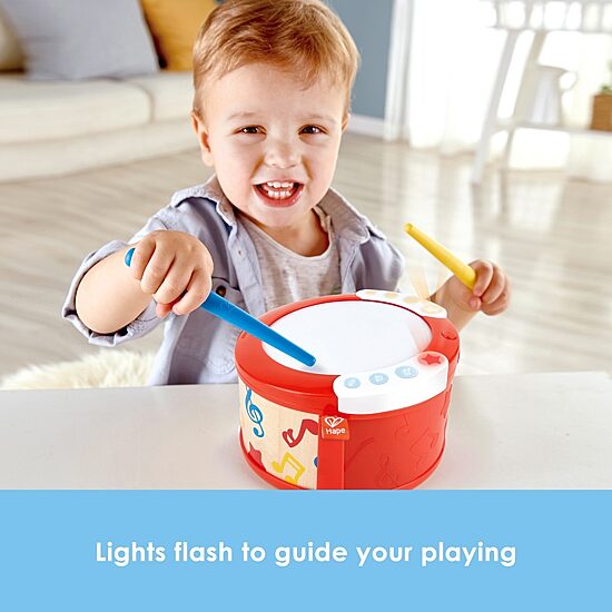 Hape Electronic Drum Instrument Toy Musical Instrument