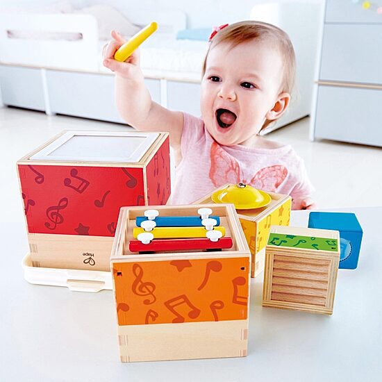 Hape Odyssey Stacking Music Set Interactive Toy