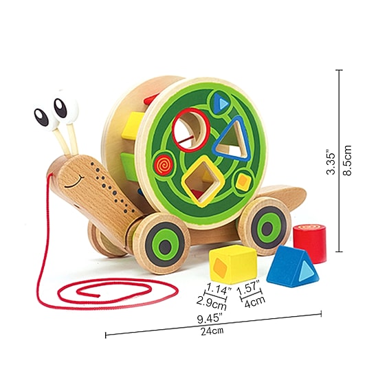 Hape Walk-A-Long: Snail Discovery Toy