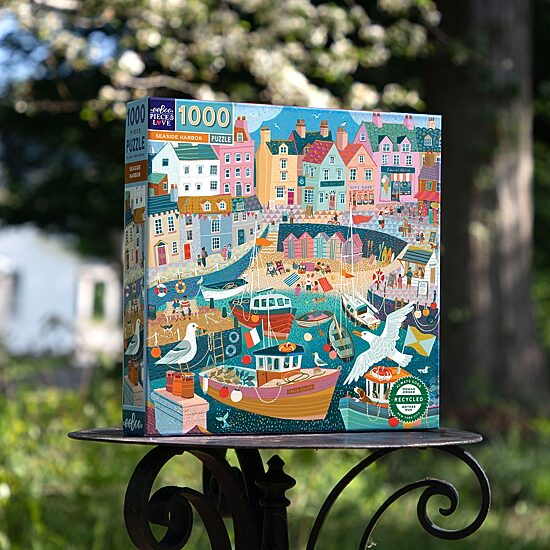 Eeboo Seaside Harbor 1000-pc. Puzzle