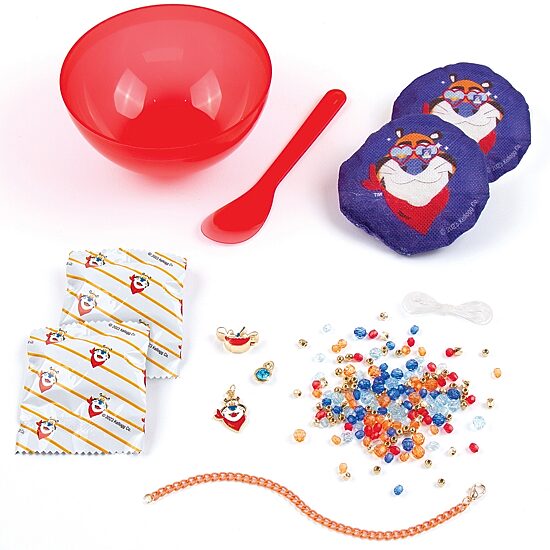 Make It Real Kelloggs Cearlsly Cute Frosted Flakes Jewelry Kit