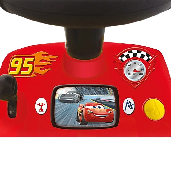Kiddieland Cars 3 Lightning Mcqueen Activity Ride-On Ride-On Car