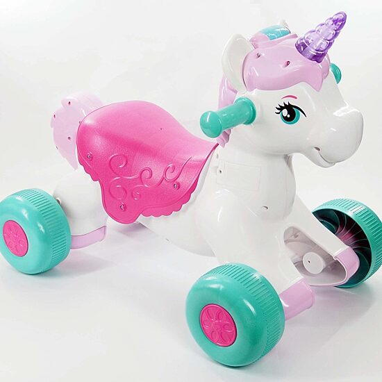 Kiddieland Light N Sounds Magical Ride-On Unicorn